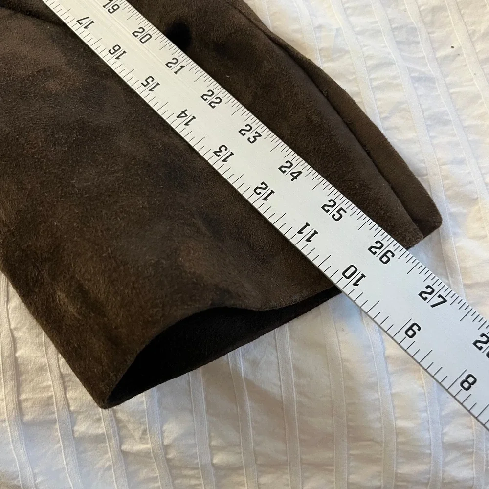Jacob Siegel Men's Brown Suede Leather Blazer‎ Jacket Size 46R Exc Cond Pockets